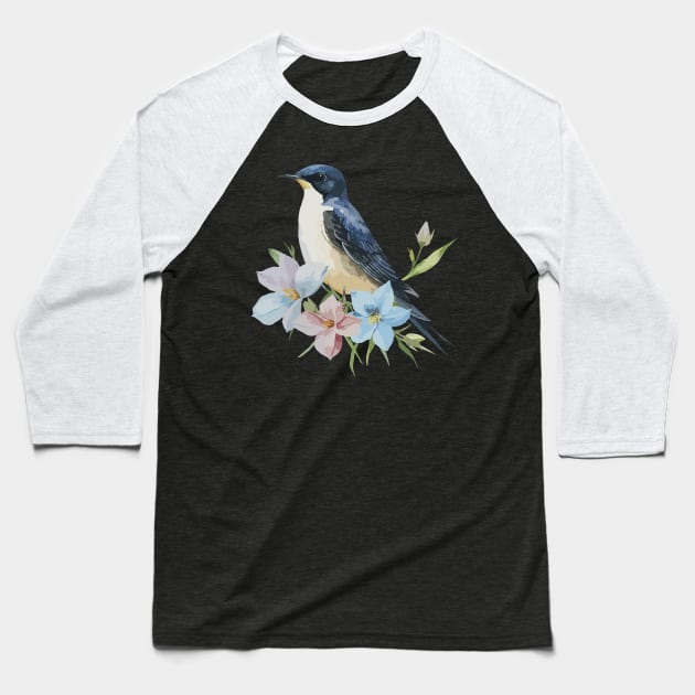 columbine flower Baseball T-Shirt by SecuraArt